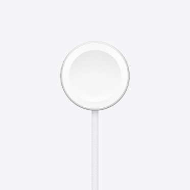 圓形設計 Apple Watch 磁力快速充電器，配以編織連接線